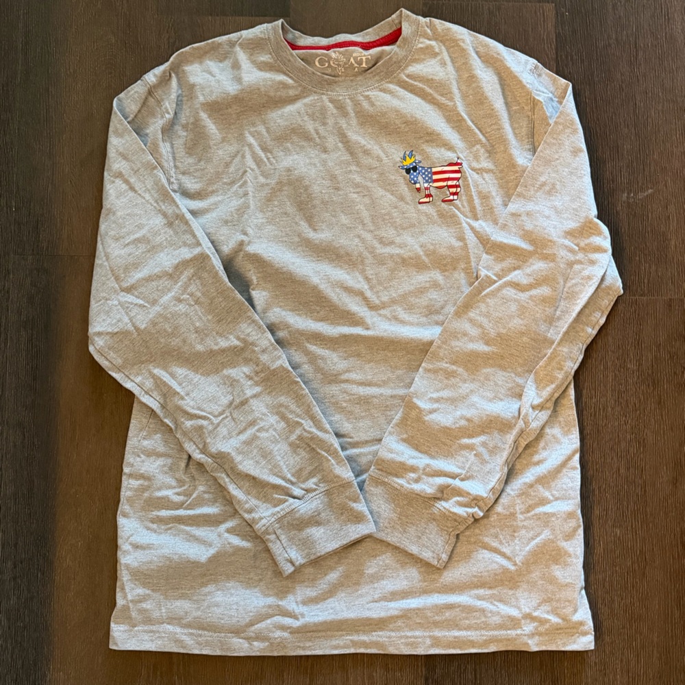 Gray GOAT Long Sleeve Shirt